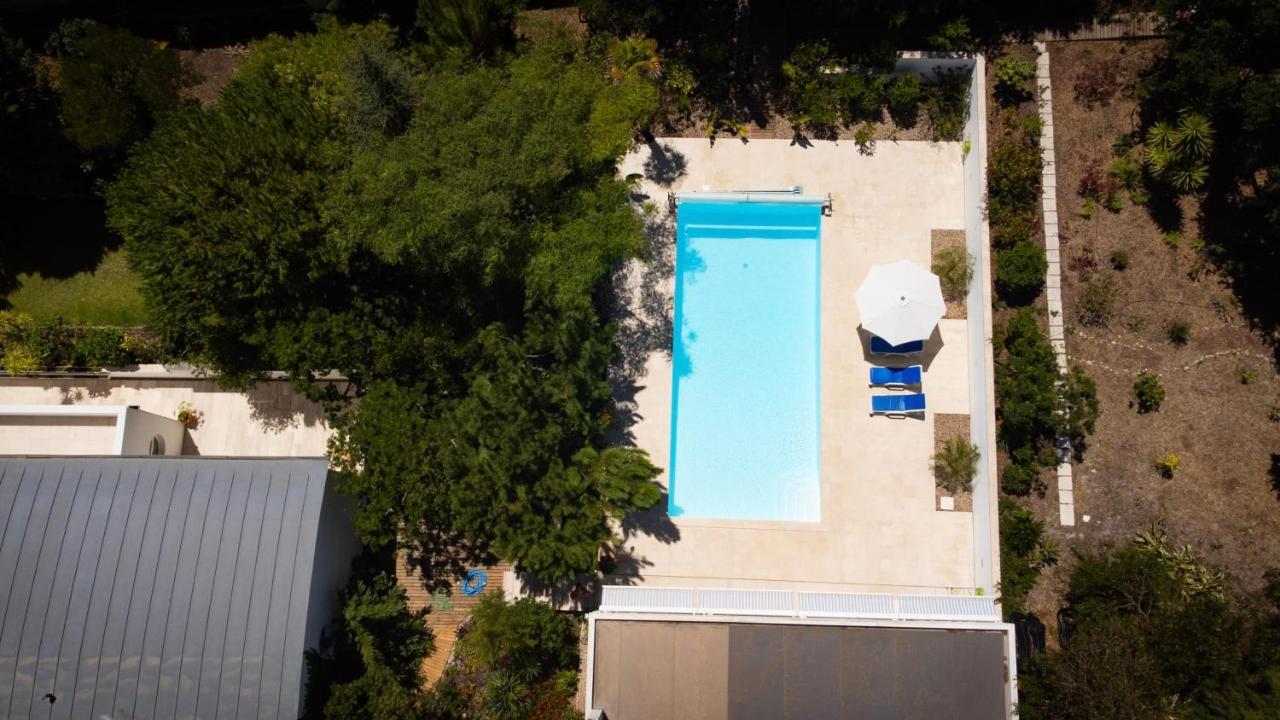 Edles Apartment In Architektenvilla Mit Grossem Pool, Sauna, Dachterrasse Und Malerischem Garten Pataias Exterior foto